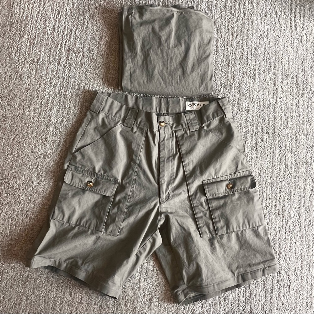 Orvis Convertible Hiking Pants Olive Green Men’s size 32 - Picture 7 of 8